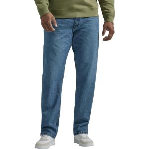 imageLee Mens Big ampamp Tall Legendary Relaxed Straight JeanTrue Blue