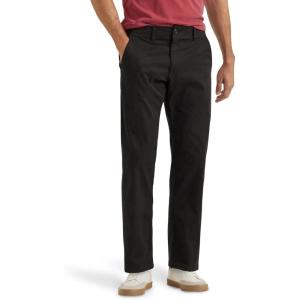 imageLee Mens Extreme Motion Flat Front Regular Straight PantBlack