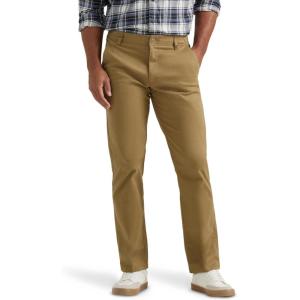 imageLee Mens Extreme Motion Flat Front Regular Straight PantBronze