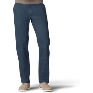imageLee Mens Extreme Motion Flat Front Regular Straight PantPacific Blue