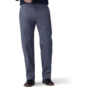 imageLee Mens Extreme Motion Flat Front Regular Straight PantVintage Gray