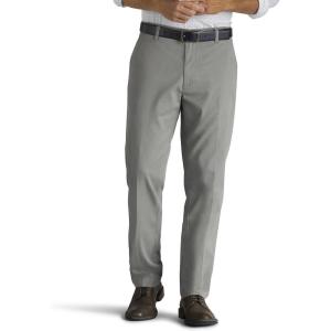 imageLee Mens Extreme Motion Flat Front Relaxed Taper PantIron