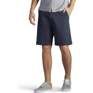imageLee Mens Extreme Motion Flat Front ShortNavy