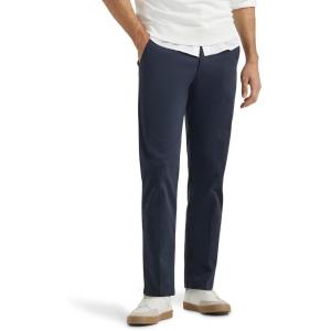 imageLee Mens Extreme Motion Flat Front Slim Straight PantNavy