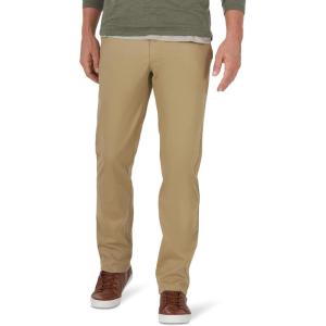 imageLee Mens Extreme Motion Flat Front Slim Straight PantTaupe