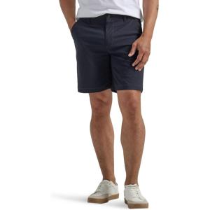imageLee Mens Extreme Motion Regular Fit Synthetic Flat Front ShortUnionall Black