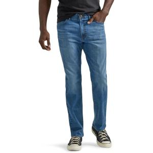 imageLee Mens Extreme Motion Regular Straight JeanSpace Iris