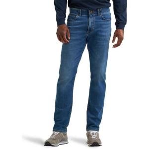 imageLee Mens Extreme Motion Regular Taper JeanDash  Brushed Knit Striped Lining