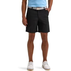 imageLee Mens Golf Series Synthetic Flat Front Chino ShortBlack