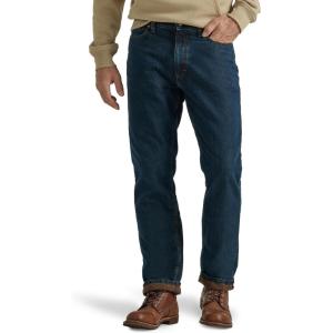 imageLee Mens Legendary Relaxed Straight JeanFleecelined Black Quartz