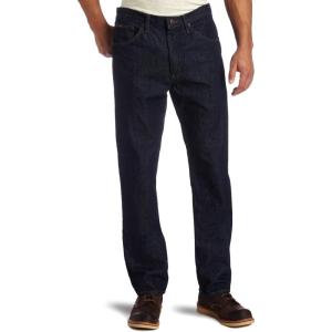 imageLee Mens Regular Fit Straight Leg Jean Dark Stone 35W x 30LRinse