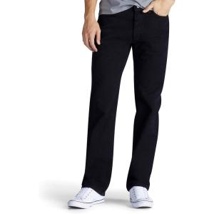 imageLee Mens Relaxed Fit Straight Leg JeanDouble Black