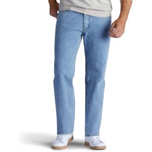 imageLee Mens Relaxed Fit Straight Leg JeanWorn Light