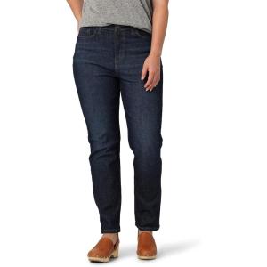 imageLee Womens Legendary High Rise Mom JeanRinse