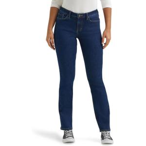 imageLee Womens Legendary Mid Rise Straight Leg JeanDark Secret