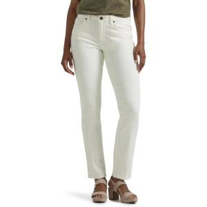imageLee Womens Legendary Mid Rise Straight Leg JeanEcru
