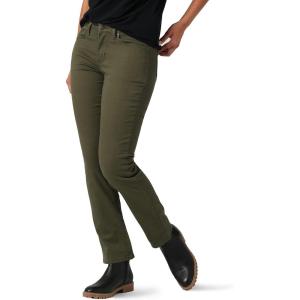 imageLee Womens Legendary Mid Rise Straight Leg JeanOlive Night