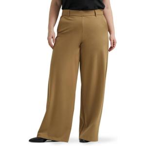 imageLee Womens Plus Size Ultra Lux Comfort Any Wear Wide Leg PantKhaki