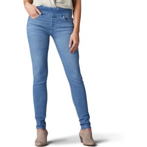 imageLee Womens Sculpting Slim Fit Skinny Leg Pull on JeanLarkspur