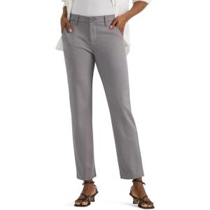 imageLee Womens Ultra Lux Comfort Any Wear Side Vent Ankle PantHd Gray