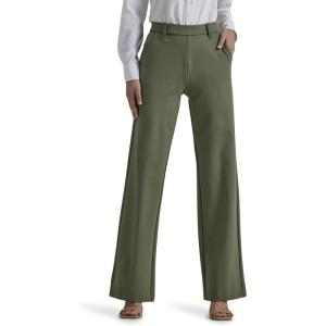 imageLee Womens Ultra Lux Comfort Any Wear Wide Leg PantOlive Grove