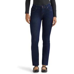 imageLee Womens Ultra Lux Comfort with Flex Motion Slim Straight Jean with Ever FitGet Down