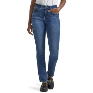 imageLee Womens Ultra Lux Comfort with Flex Motion Straight Leg JeanCobalt Sheen