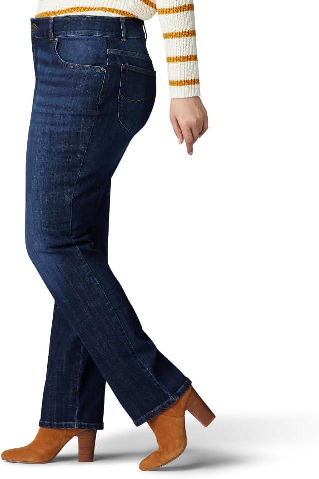 imageLEE Womens Relaxed Fit StraightLeg JeanBewitched