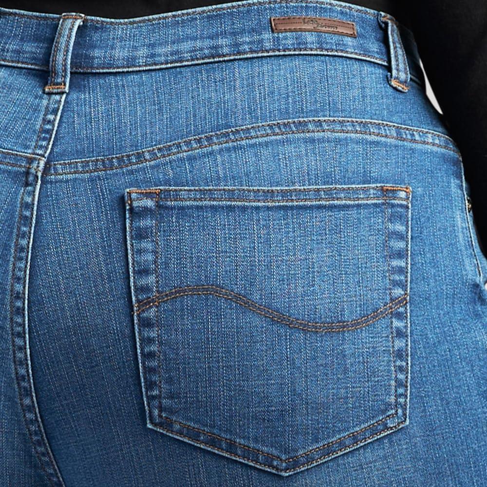 imageLEE Womens Relaxed Fit StraightLeg JeanMeridian