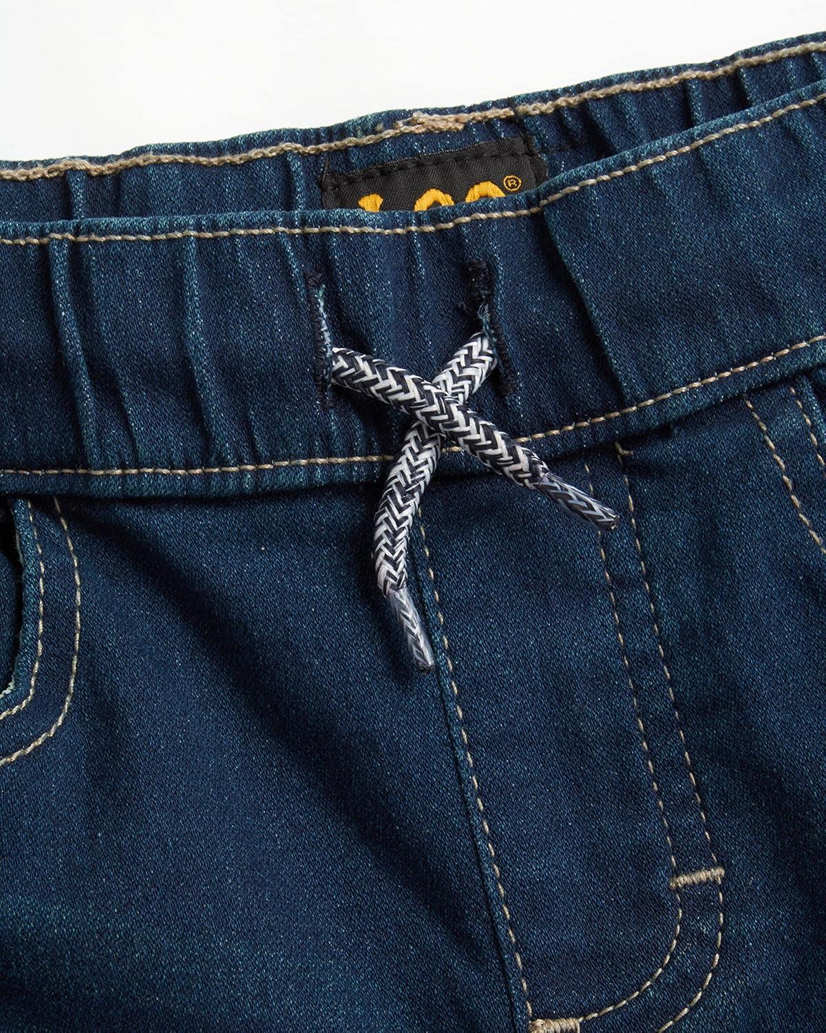 imageLee Boys Jeggings  Pull On Super Stretch Denim Skinny Jeans for Boys 420Indigo Rinse
