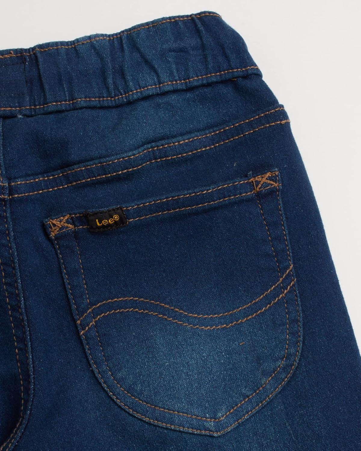 imageLee Boys Jeggings  Pull On Super Stretch Denim Skinny Jeans for Boys 420Iron Wash