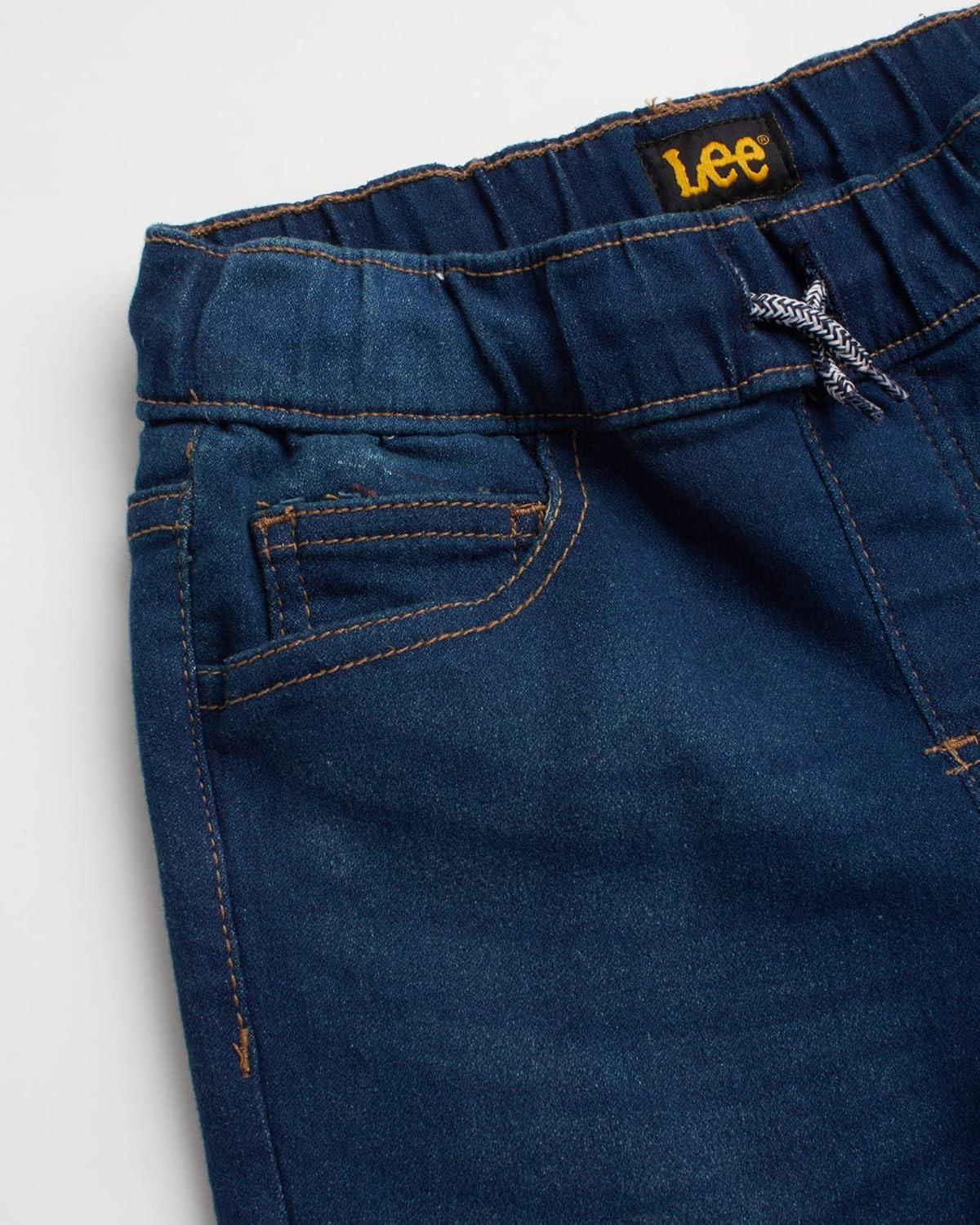 imageLee Boys Jeggings  Pull On Super Stretch Denim Skinny Jeans for Boys 420Iron Wash
