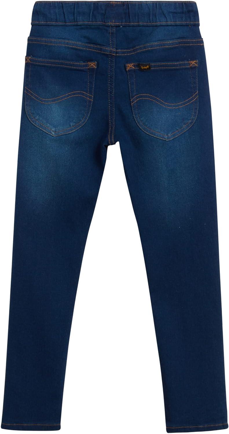 imageLee Boys Jeggings  Pull On Super Stretch Denim Skinny Jeans for Boys 420Iron Wash
