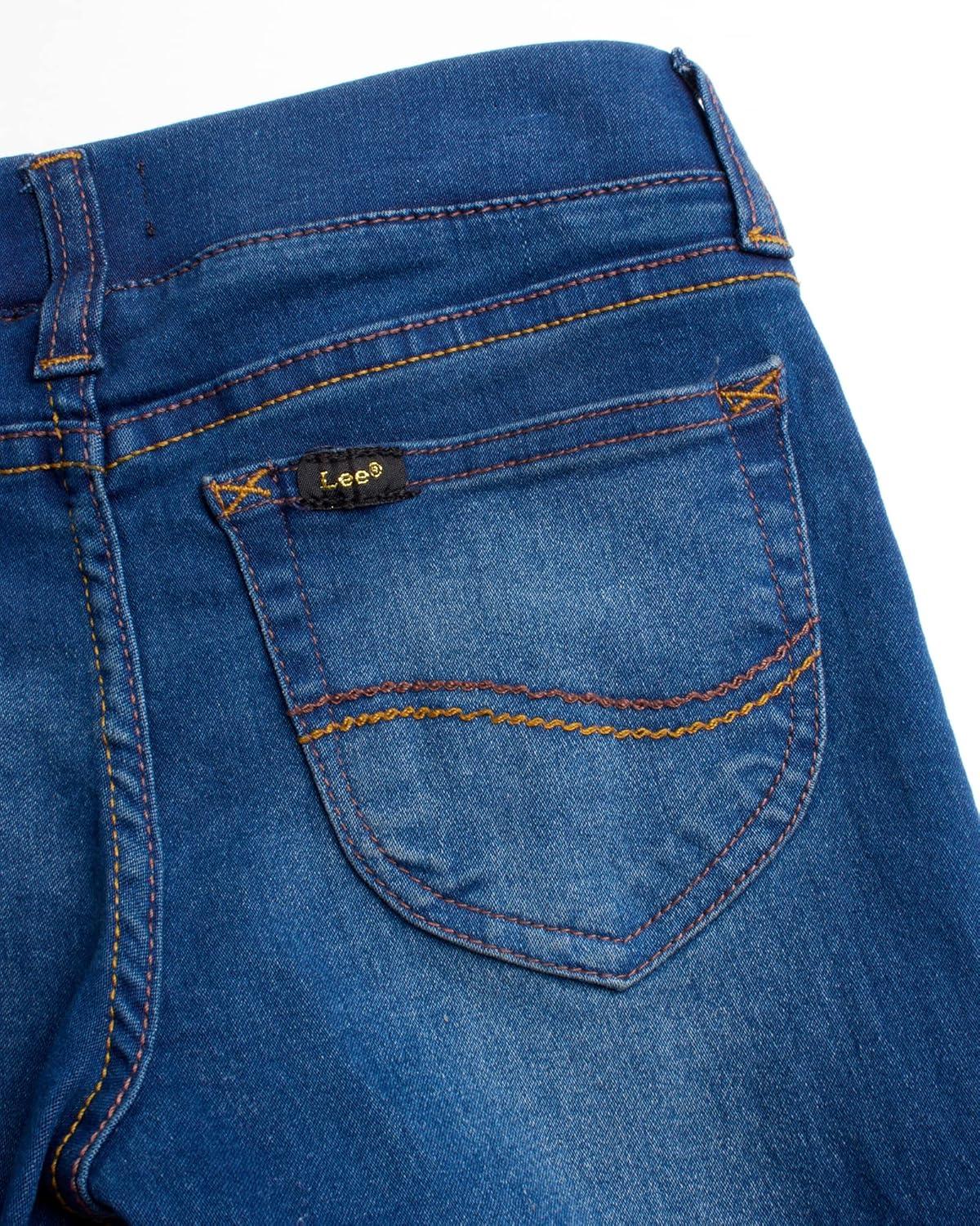 imageLee Girls Jeggings  Pull On Super Stretch Denim Skinny Jeans for Girls 46XBright Blue