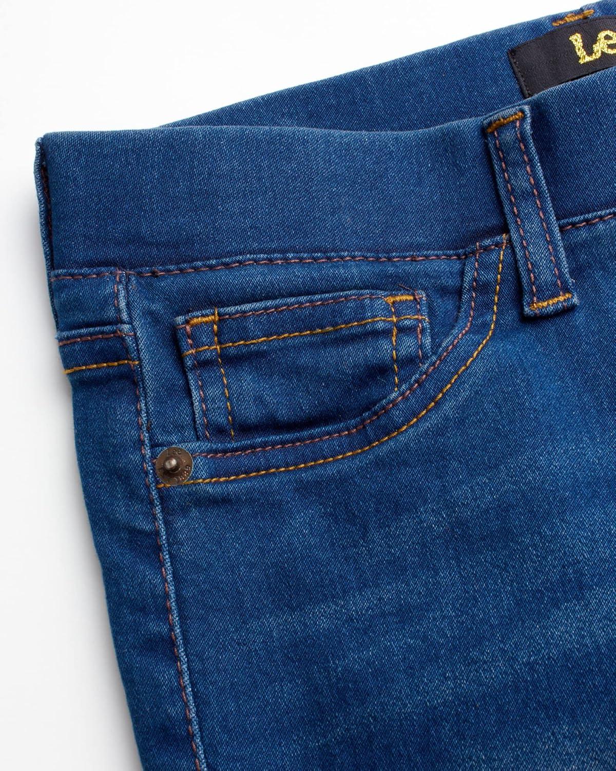 imageLee Girls Jeggings  Pull On Super Stretch Denim Skinny Jeans for Girls 46XBright Blue