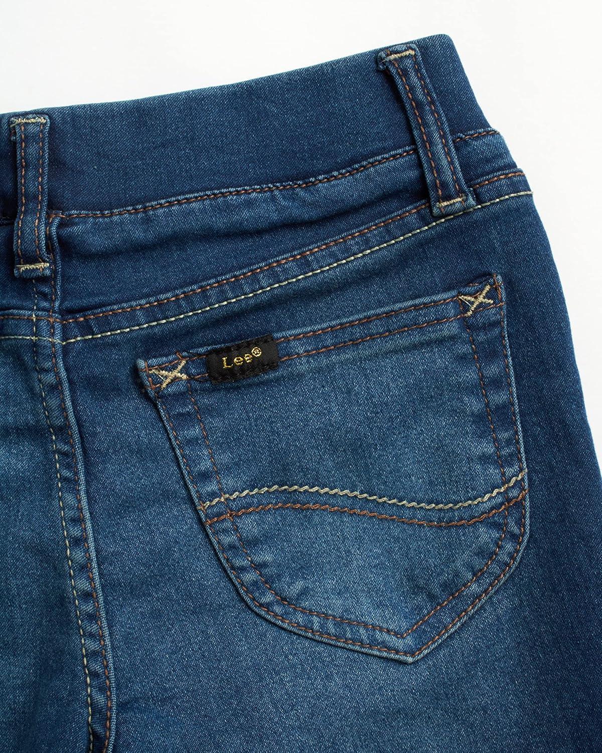 imageLee Girls Jeggings  Pull On Super Stretch Denim Skinny Jeans for Girls 46XMazarine