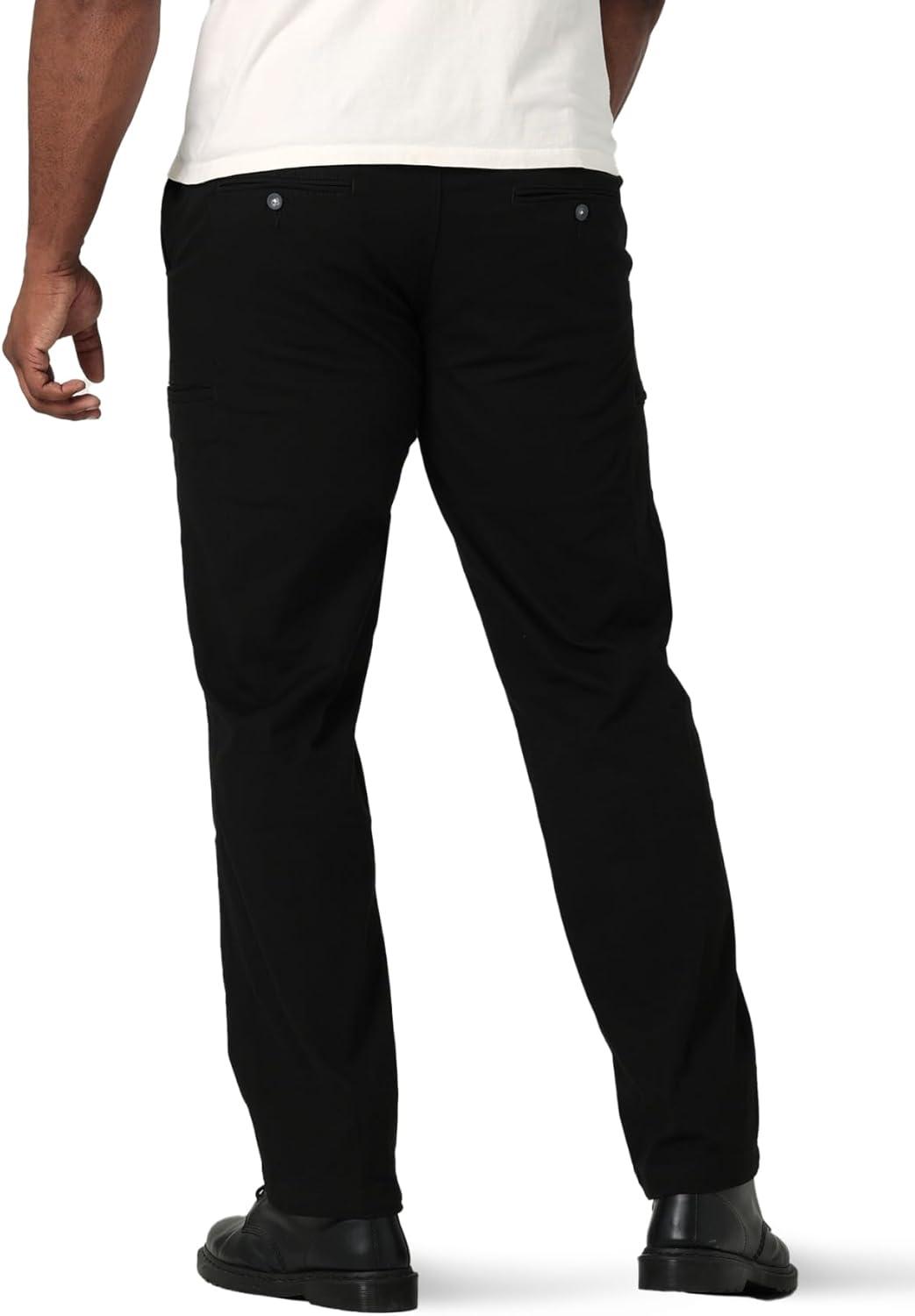 imageLee Mens Big ampamp Tall Extreme Motion Canvas Cargo PantBlack