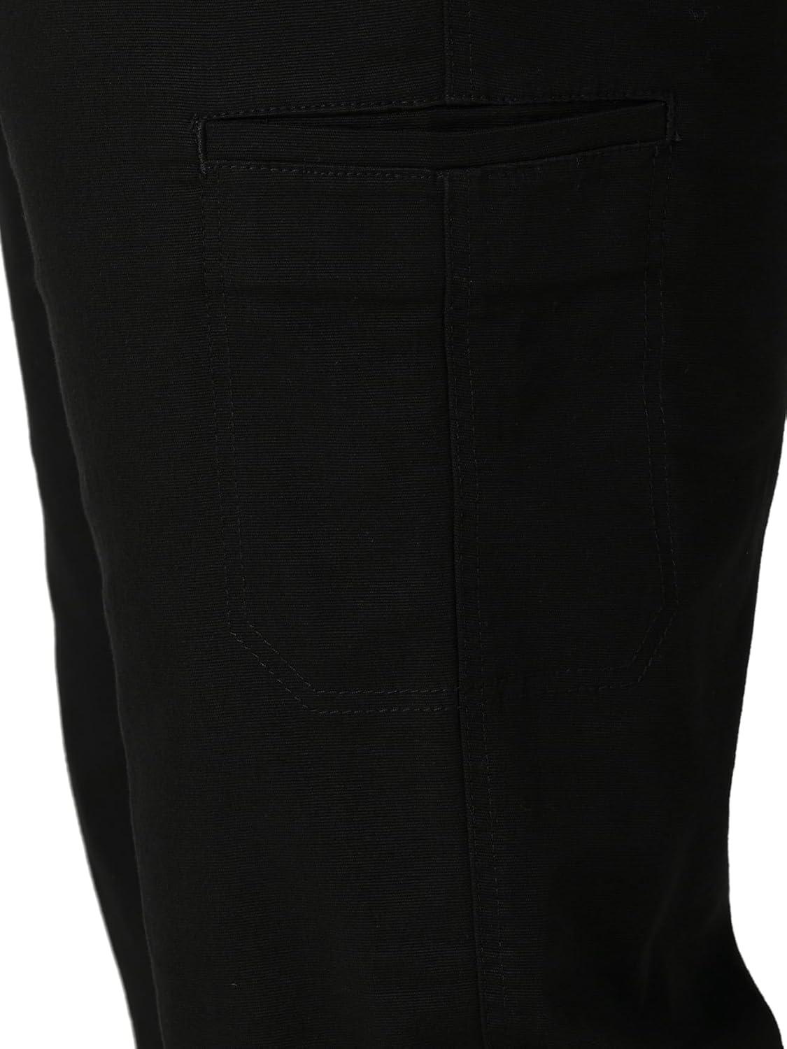 imageLee Mens Big ampamp Tall Extreme Motion Canvas Cargo PantBlack