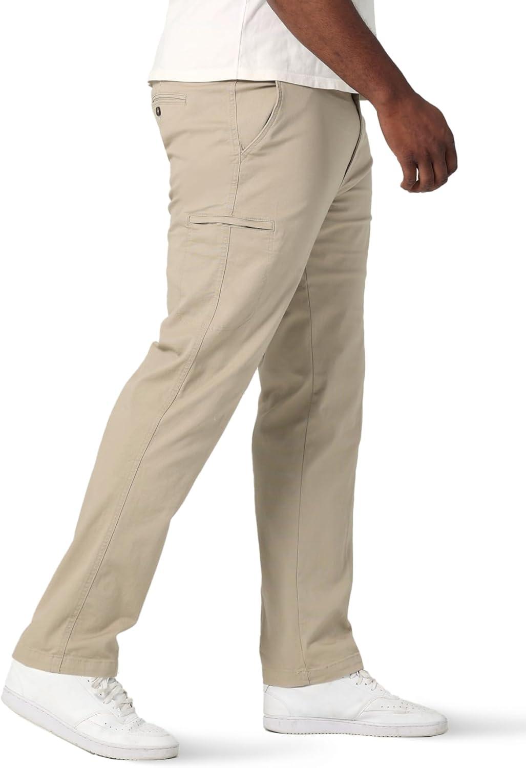 imageLee Mens Big ampamp Tall Extreme Motion Canvas Cargo PantBuff