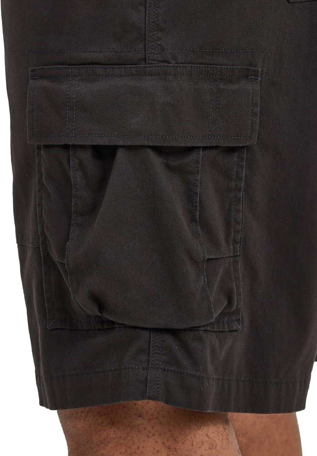 imageLee Mens Big ampamp Tall Extreme Motion Carolina Cargo ShortBlack