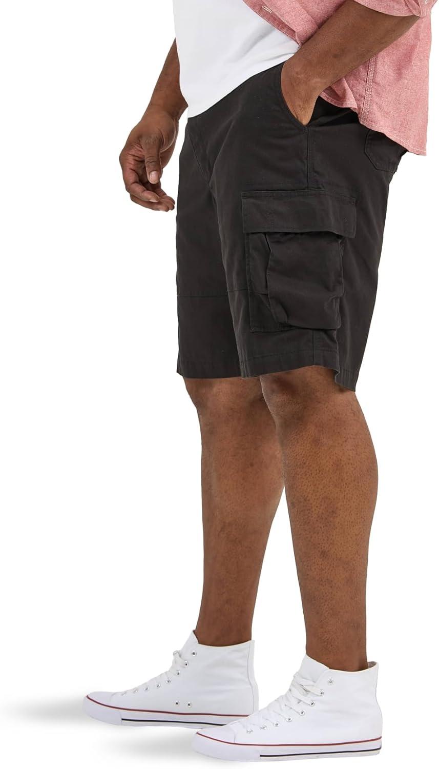 imageLee Mens Big ampamp Tall Extreme Motion Carolina Cargo ShortBlack