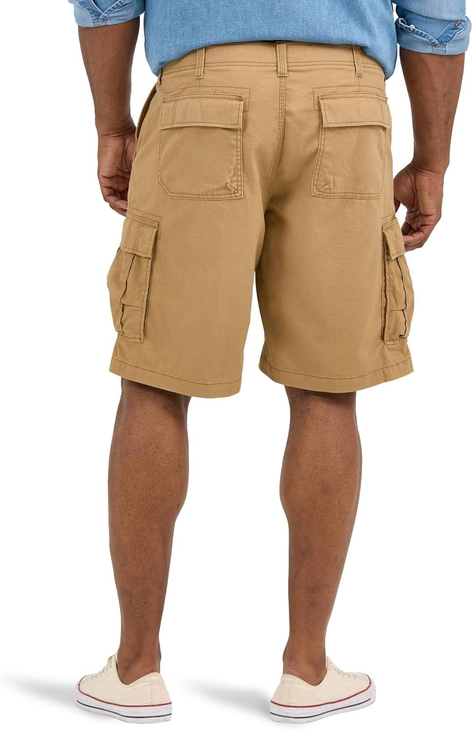 imageLee Mens Big ampamp Tall Extreme Motion Carolina Cargo ShortBourbon