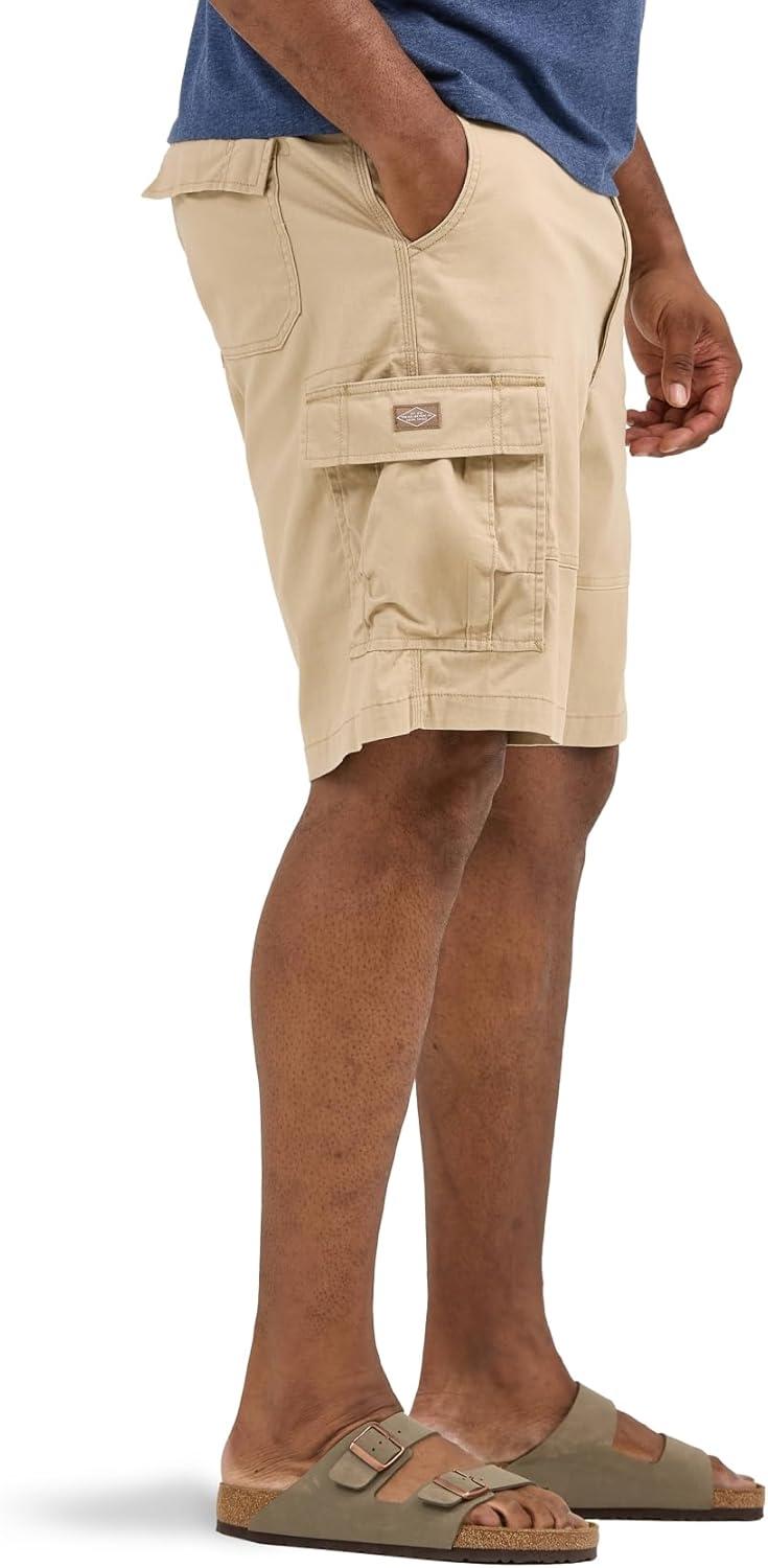 imageLee Mens Big ampamp Tall Extreme Motion Carolina Cargo ShortBuff