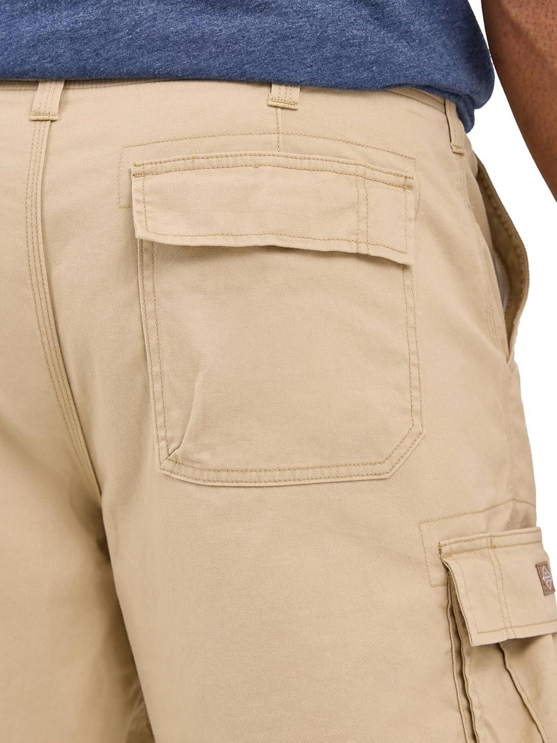 imageLee Mens Big ampamp Tall Extreme Motion Carolina Cargo ShortBuff