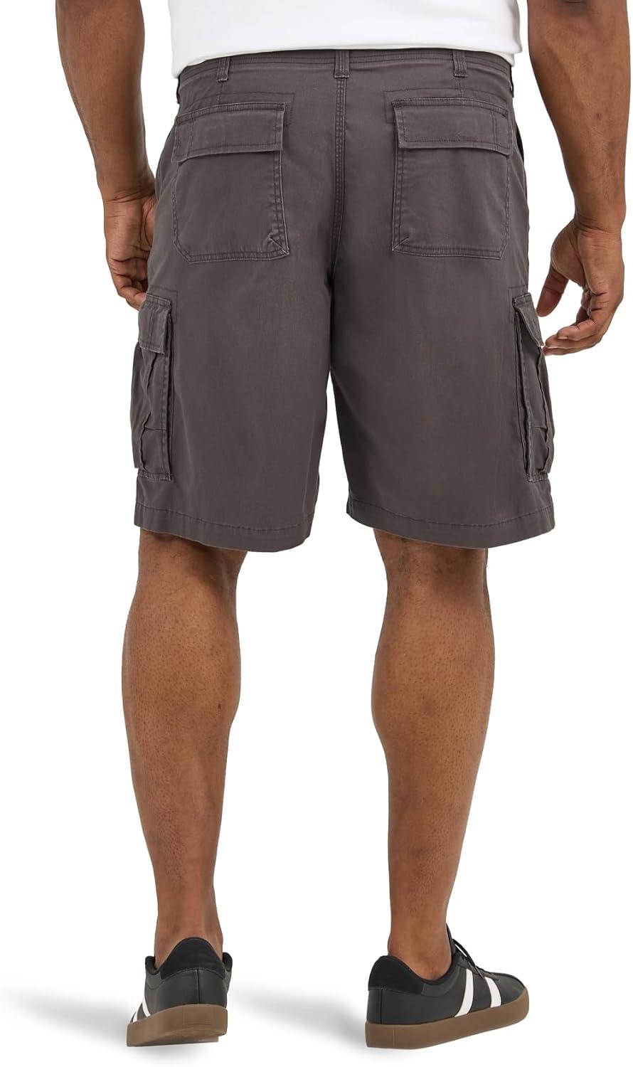 imageLee Mens Big ampamp Tall Extreme Motion Carolina Cargo ShortMortar Gray