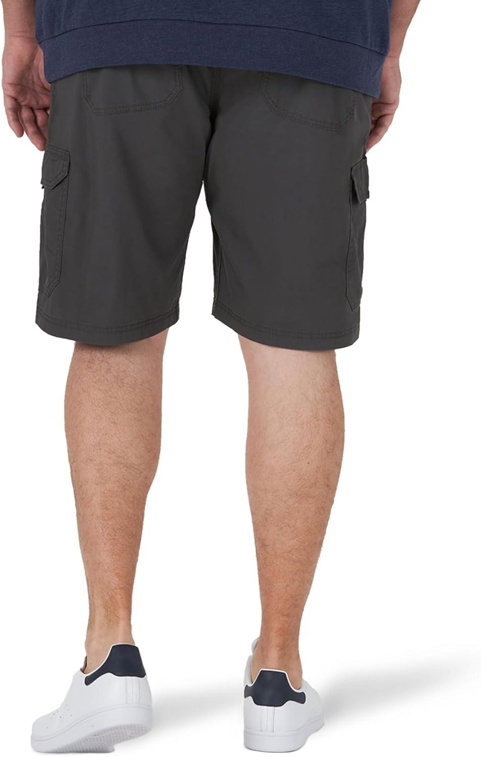 imageLee Mens Big ampamp Tall Extreme Motion Crossroad Cargo ShortAnthracite