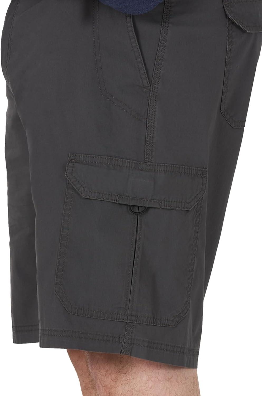 imageLee Mens Big ampamp Tall Extreme Motion Crossroad Cargo ShortAnthracite