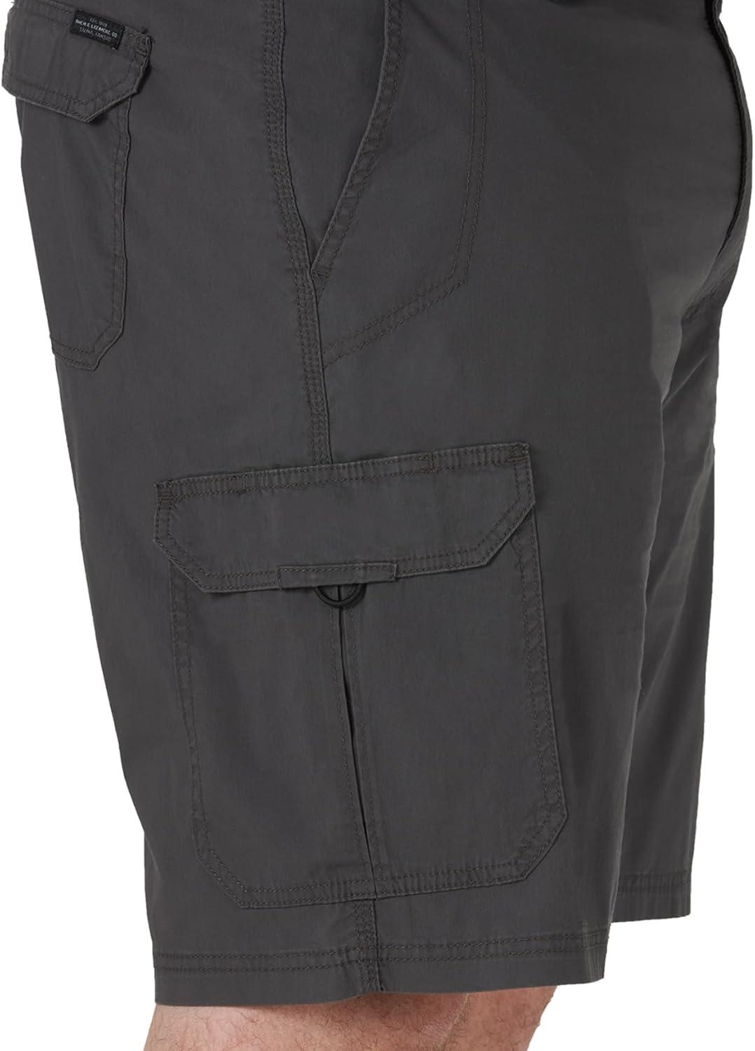 imageLee Mens Big ampamp Tall Extreme Motion Crossroad Cargo ShortAnthracite