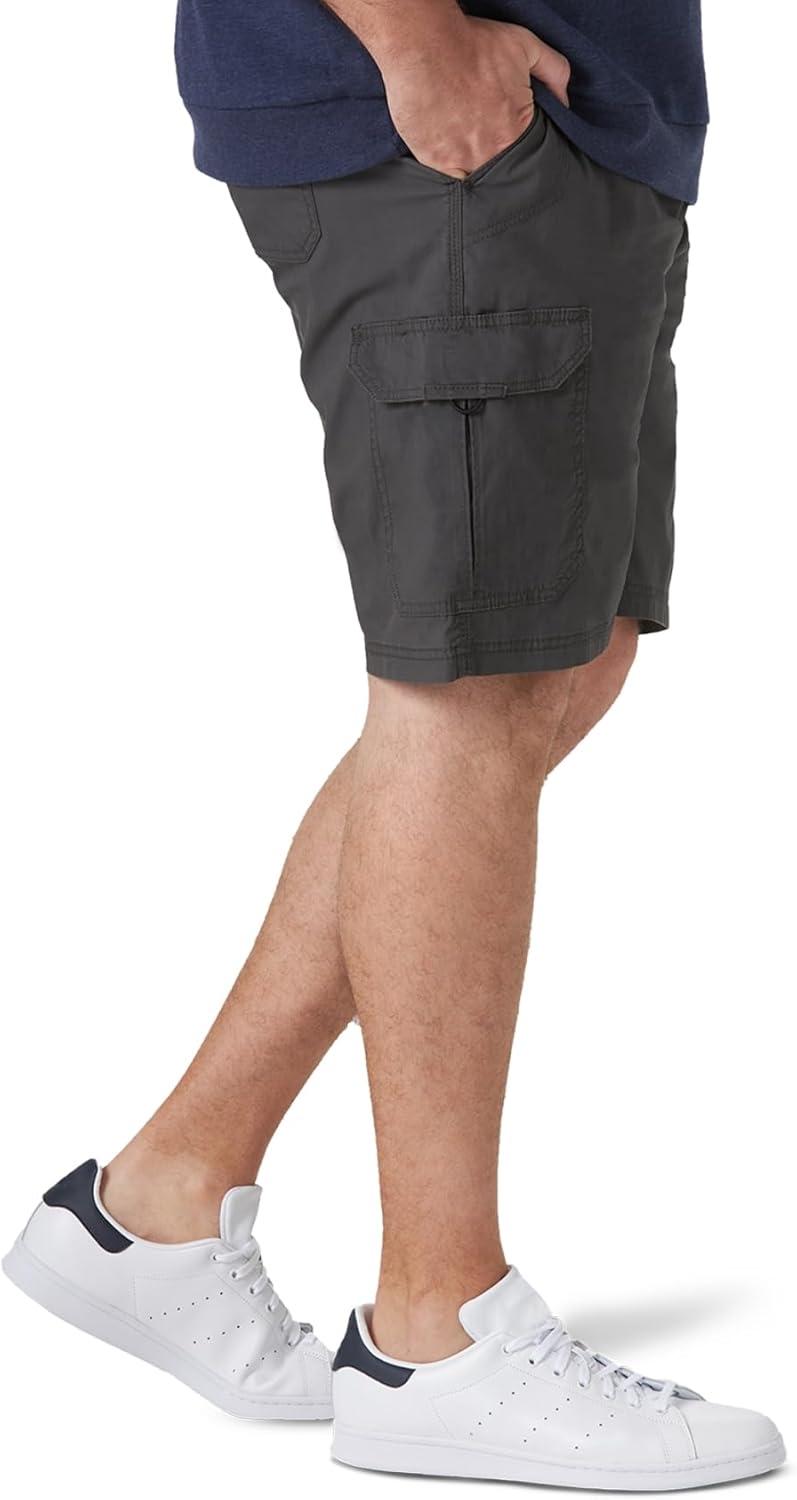 imageLee Mens Big ampamp Tall Extreme Motion Crossroad Cargo ShortAnthracite
