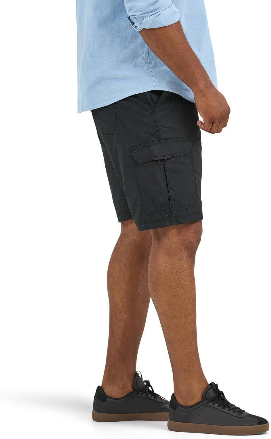 imageLee Mens Big ampamp Tall Extreme Motion Crossroad Cargo ShortBlack